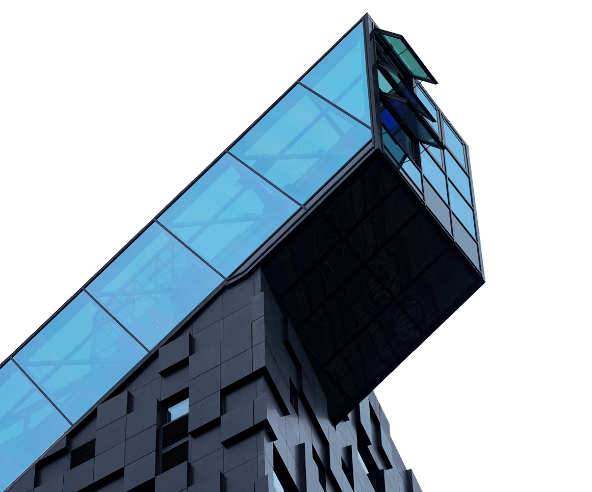 Modern architectural building